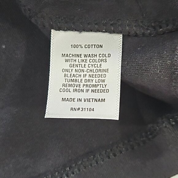 Kim Rogers Perfectly Soft Tee NEW Women's XXL Deep Black 3/4 Length Sleeve NWT - Picture 7 of 13